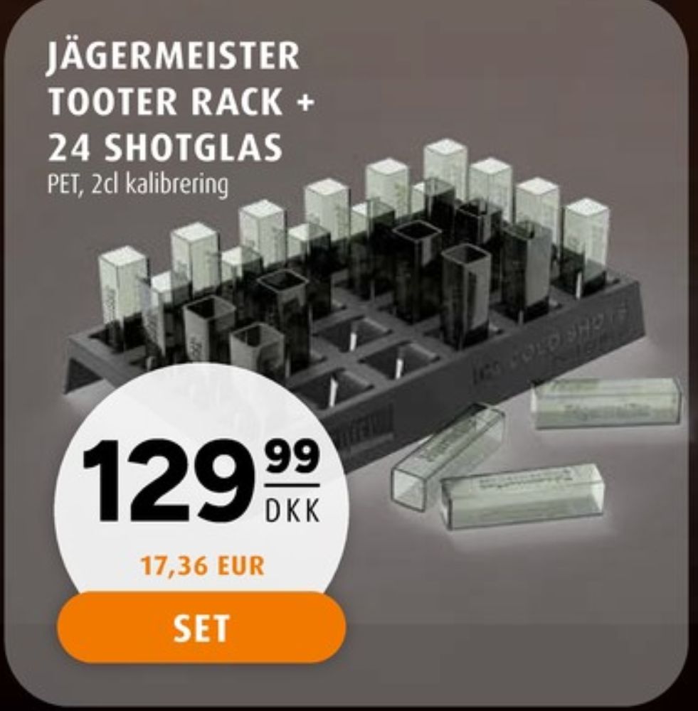 Jägermeister, Engangsglas