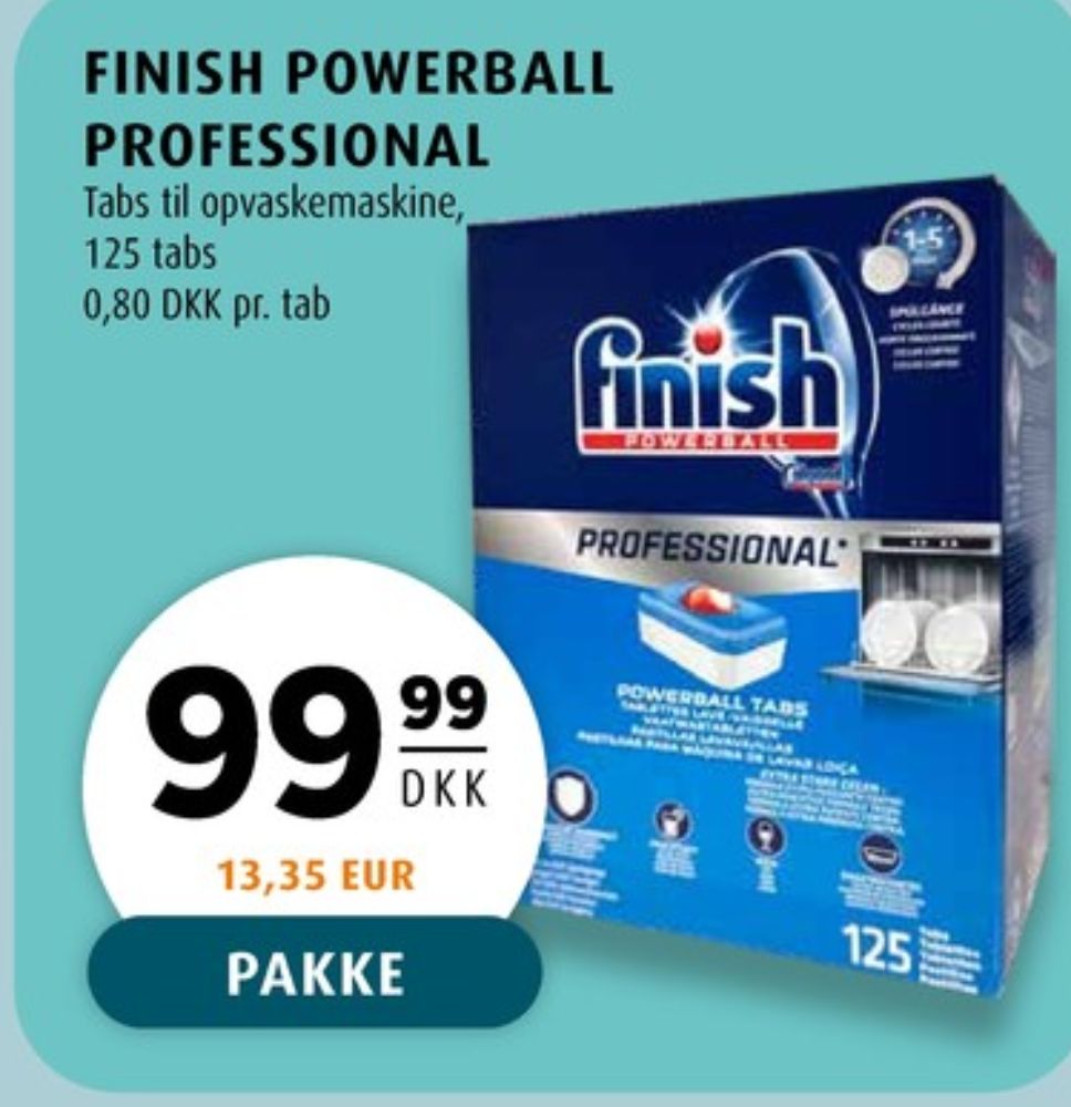 Finish, Maskinopvask-tabs