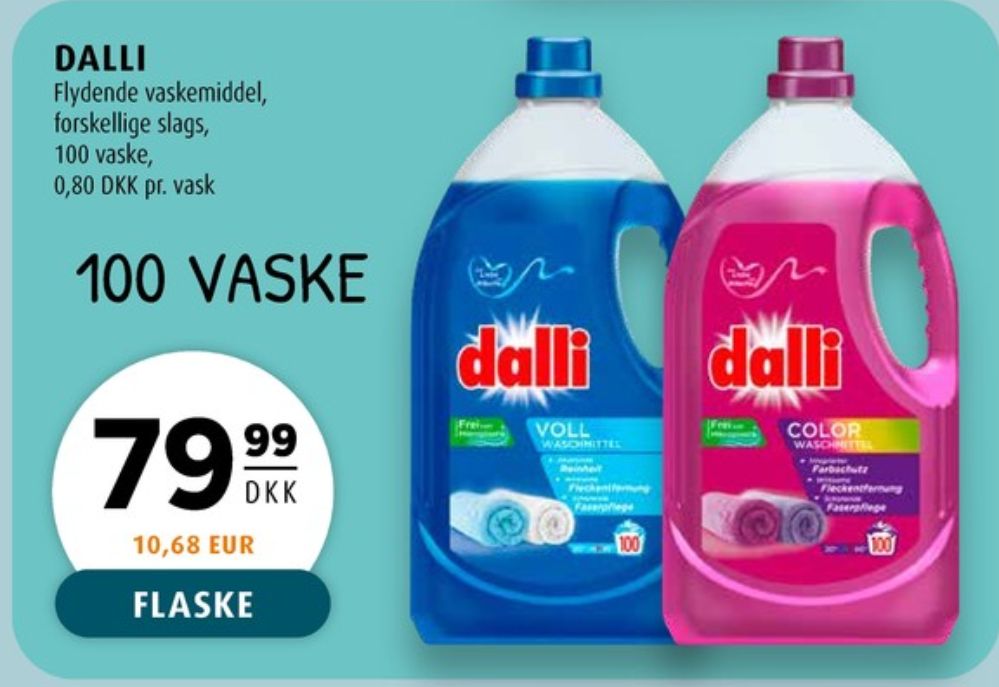 Dalli, Vaskemiddel-flydende