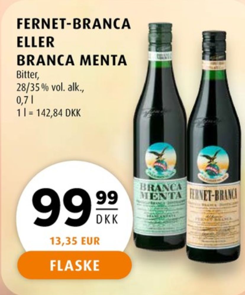 Fernet Branca, Bitter