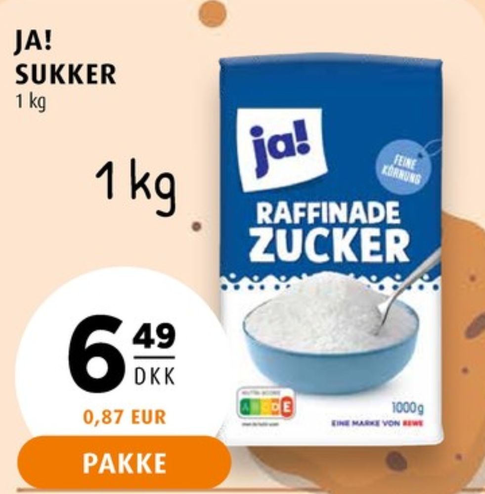 ja!, Sukker
