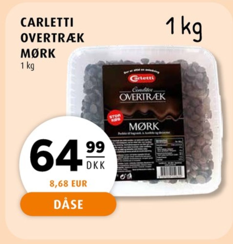 Carletti, Mørke Chokoladeknapper