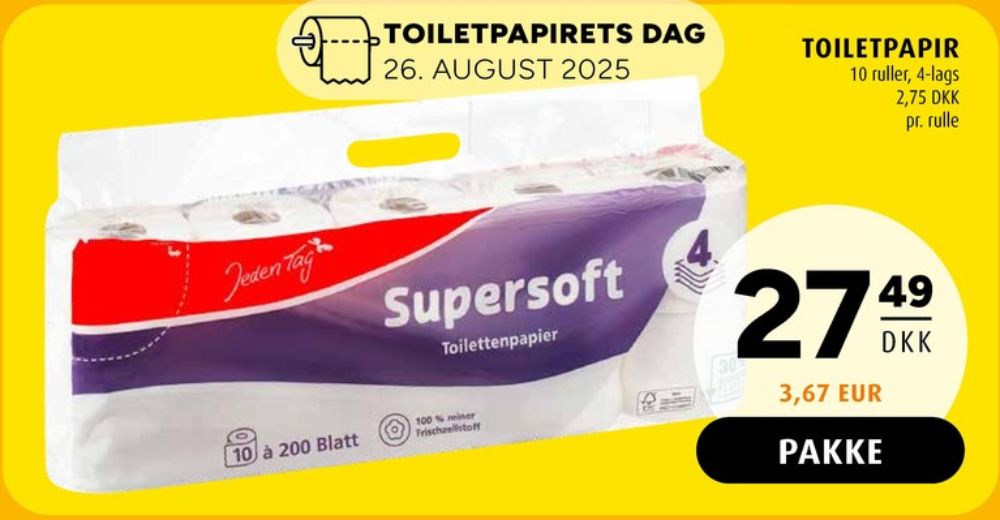 Jeden Tag, Toiletpapir