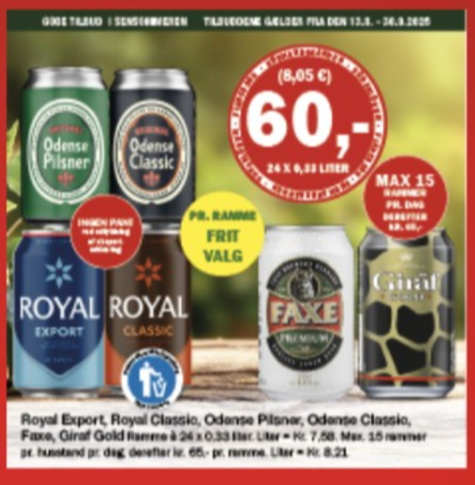 Odense Classic, Øl 24 pk.