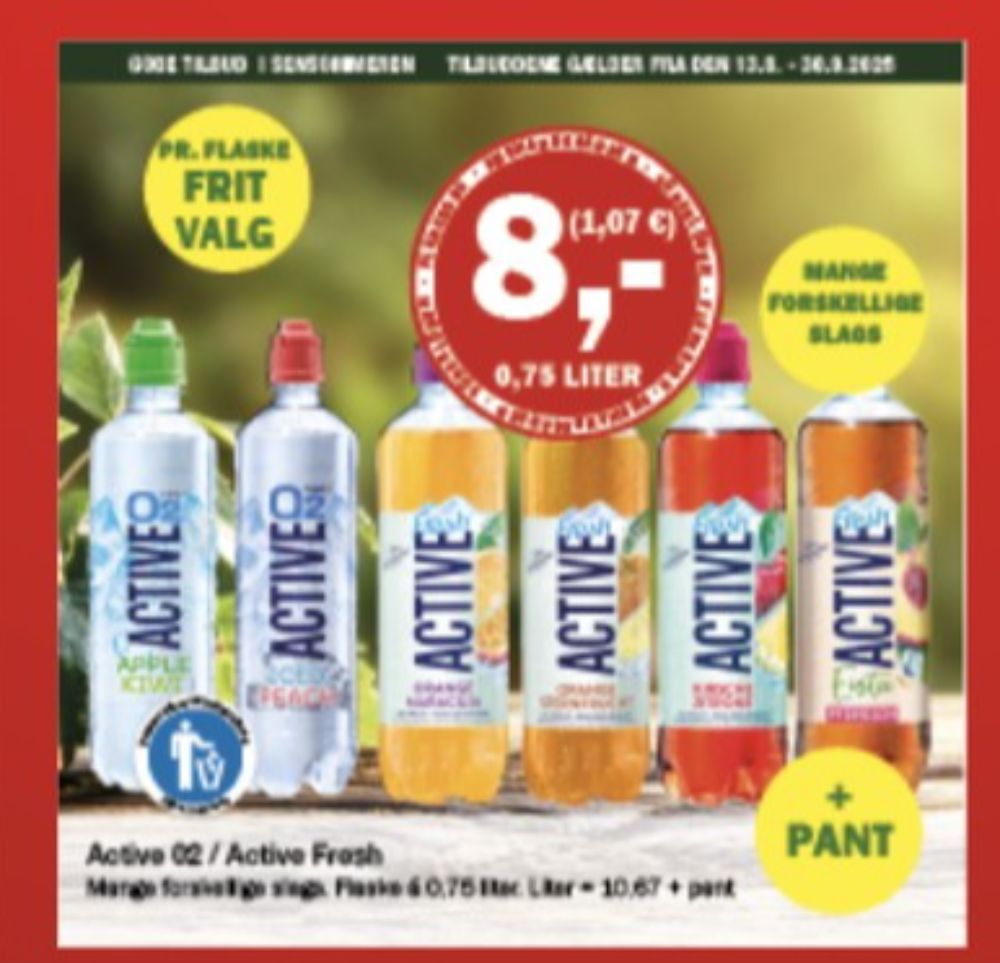 Active Fresh, Ice Tea Pfirsich