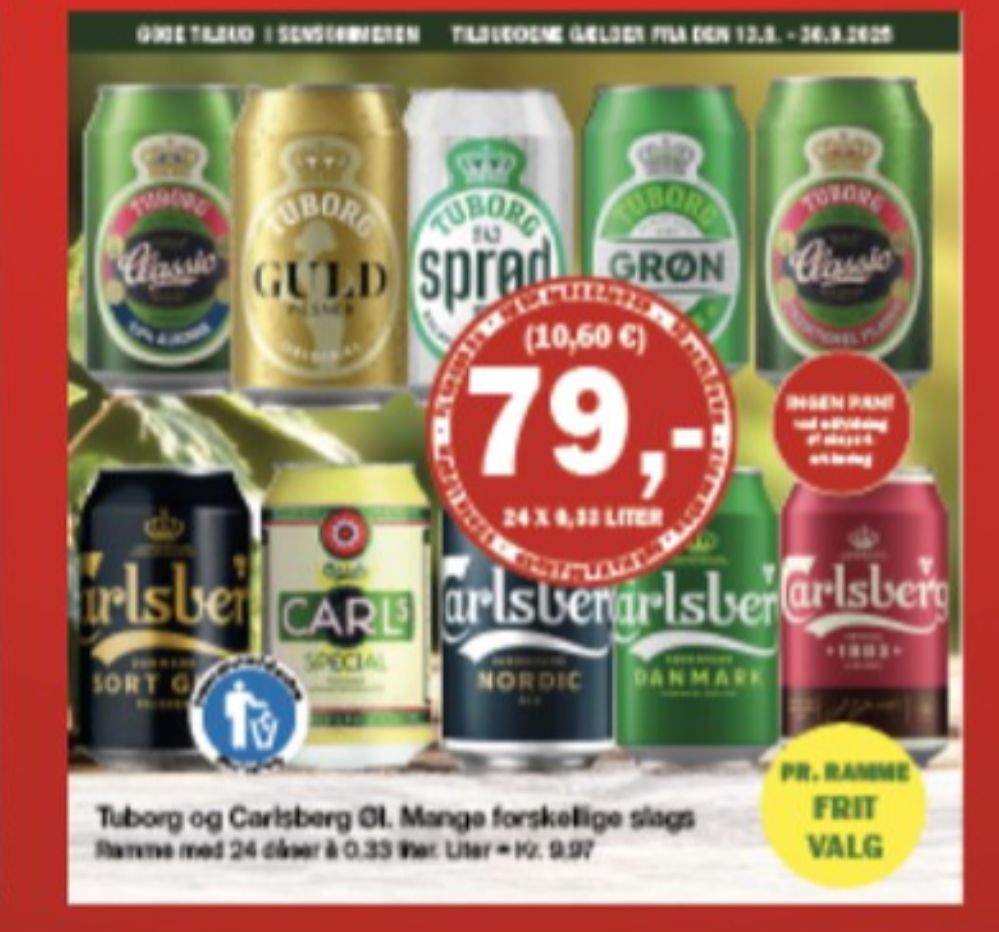 Carlsberg 1883, Øl 24 pk.