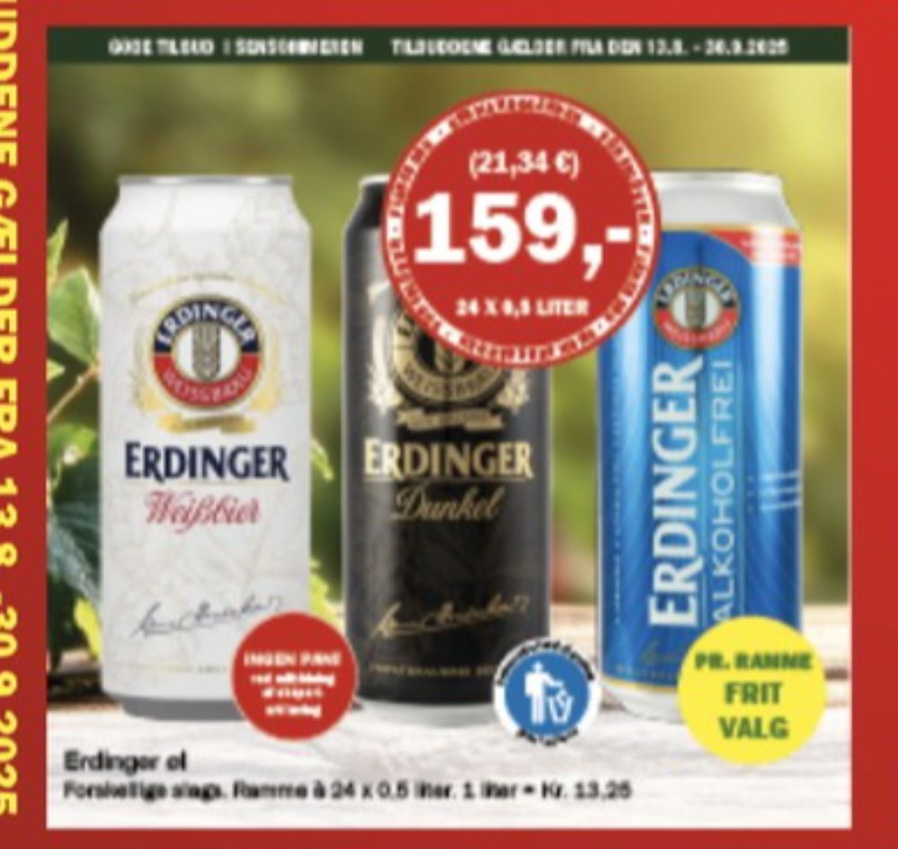 Erdinger Weissbier, Specialøl 24 pk.