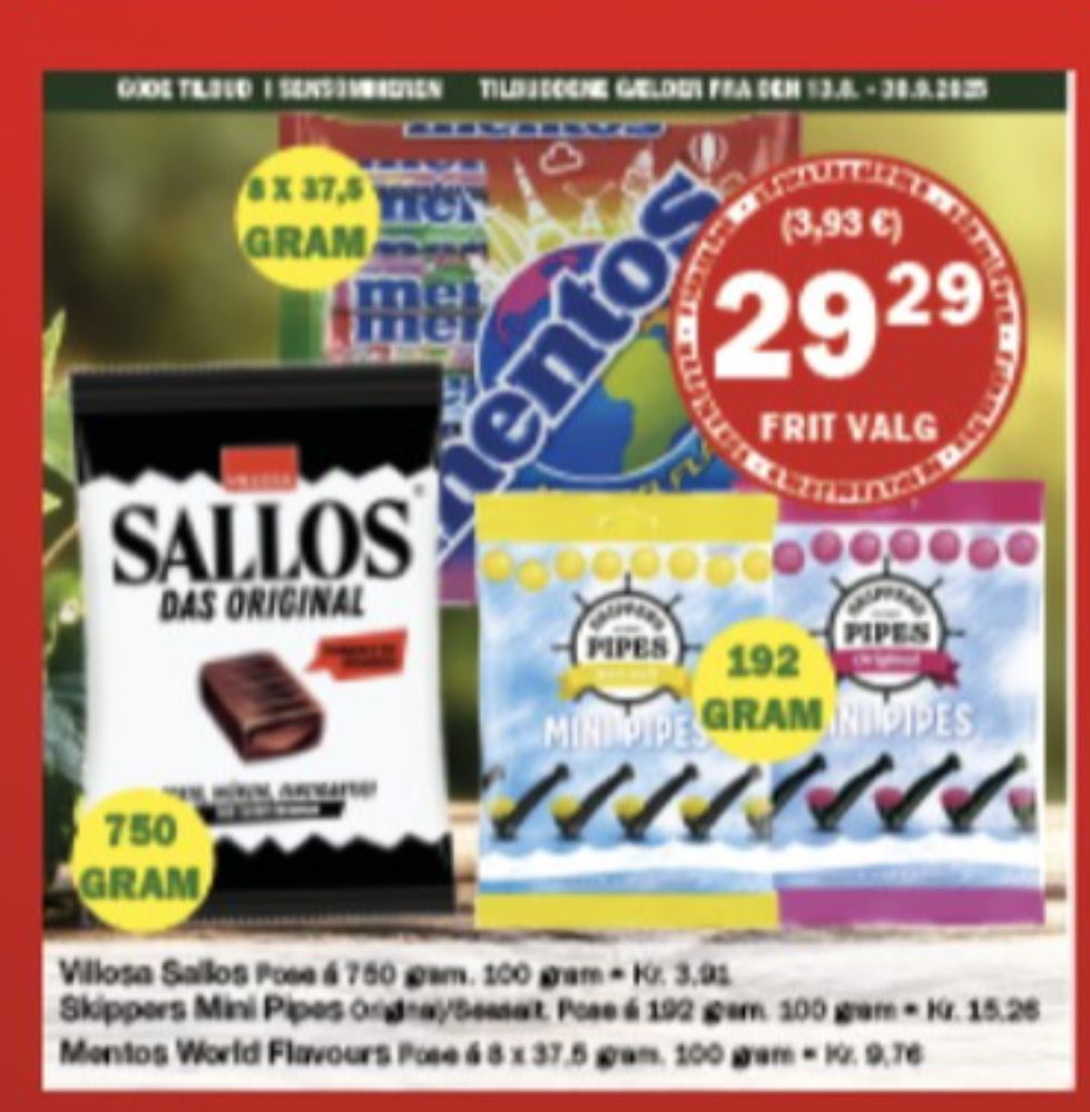 Sallos, Bolsjer
