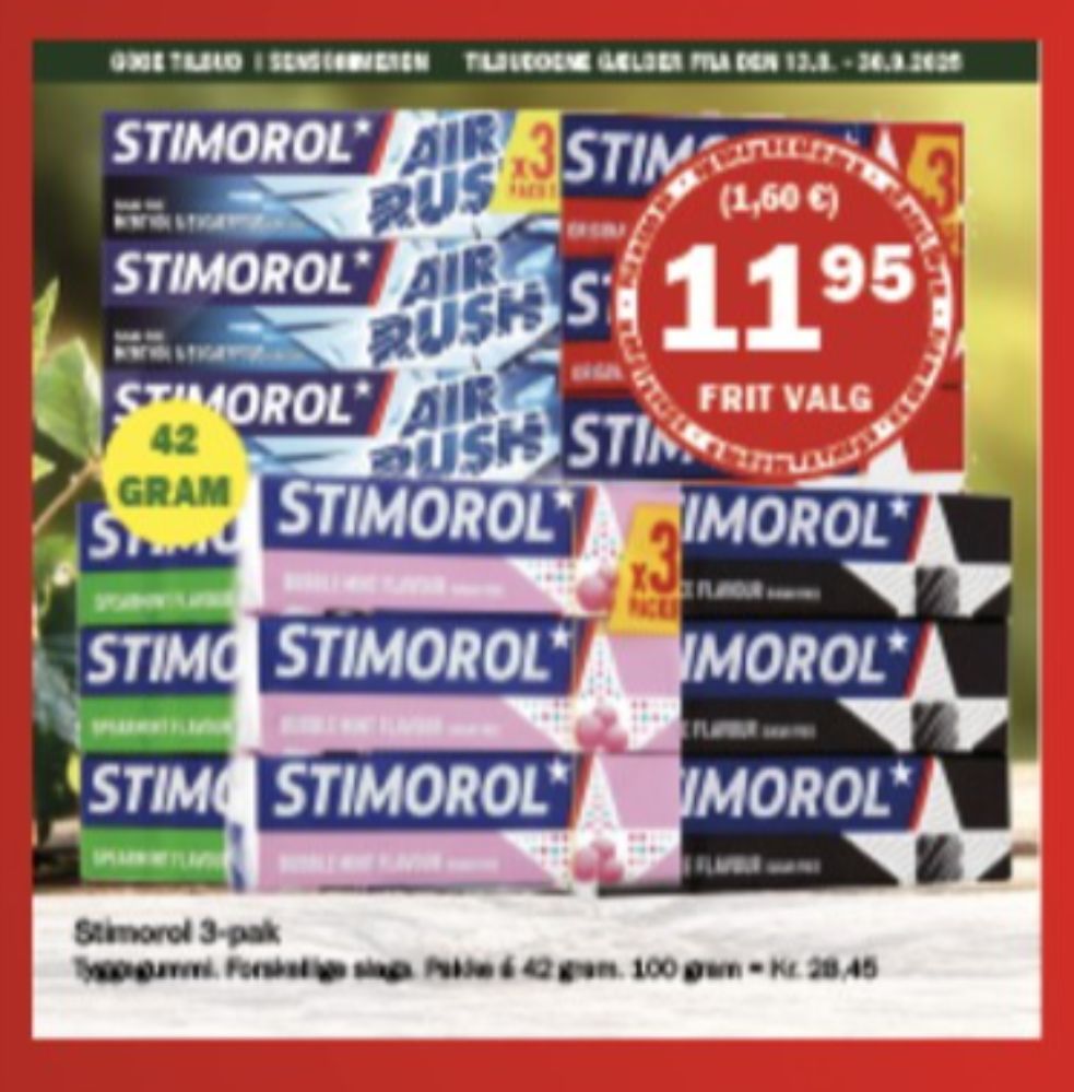 Stimorol, Tyggegummi Liquorice