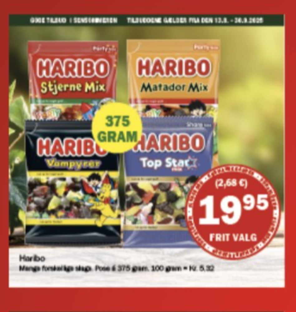 Haribo Matador Mix, Slikposer