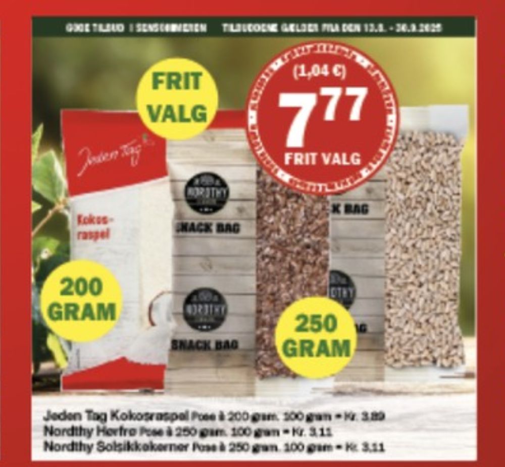 Nordthy, Solsikkekerner
