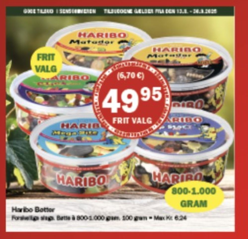 Haribo Matador Mix, Slikbøtter Dark