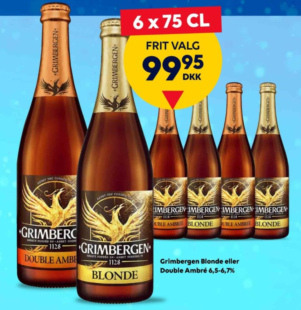 Grimbergen Blonde, Specialøl 6 pk.