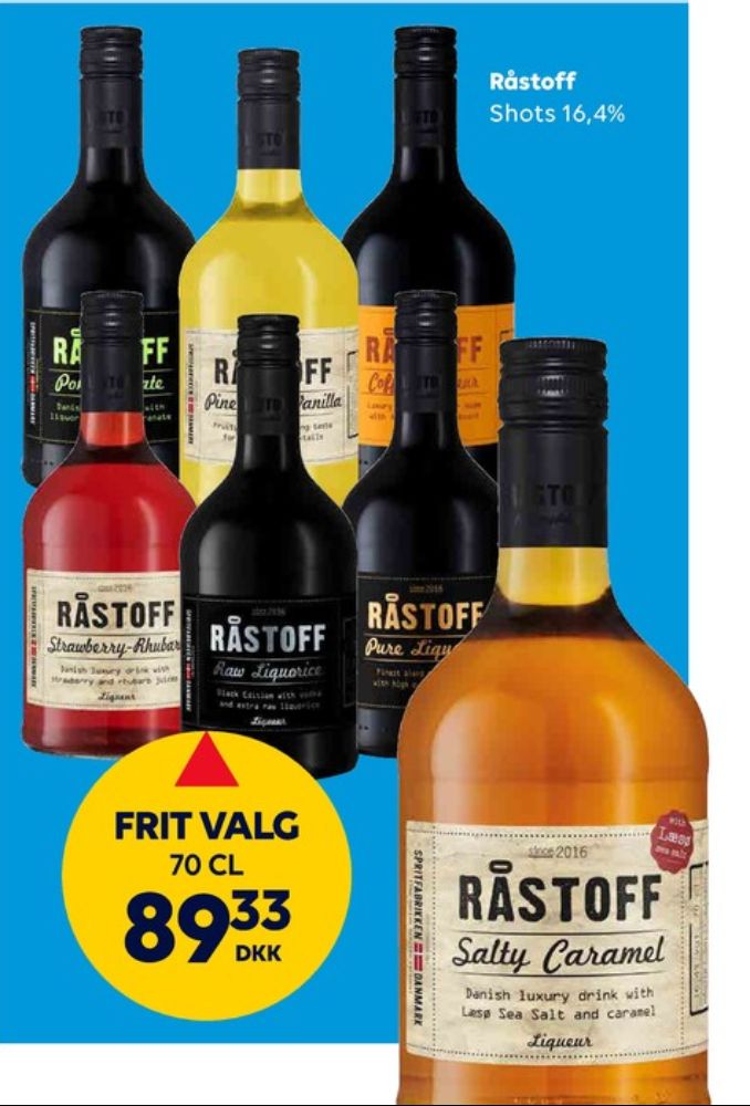 Råstoff Pure Liquorice, Shots