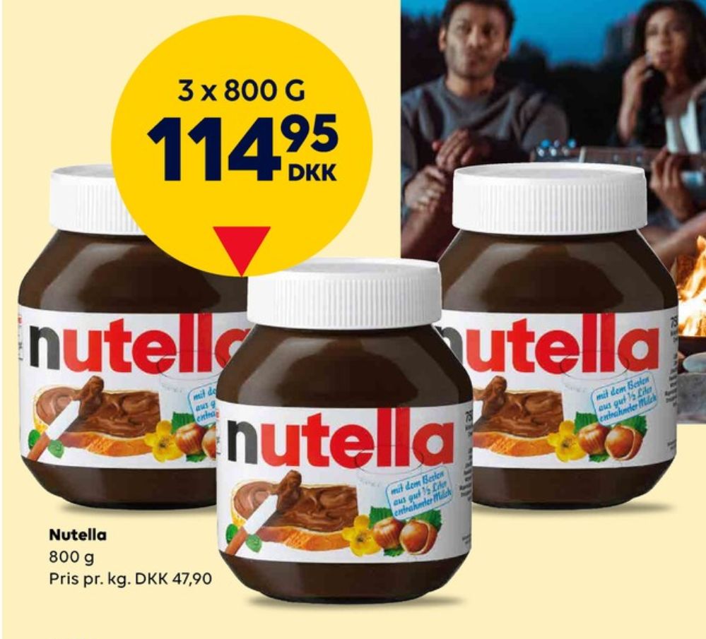 Nutella, Smørepålæg