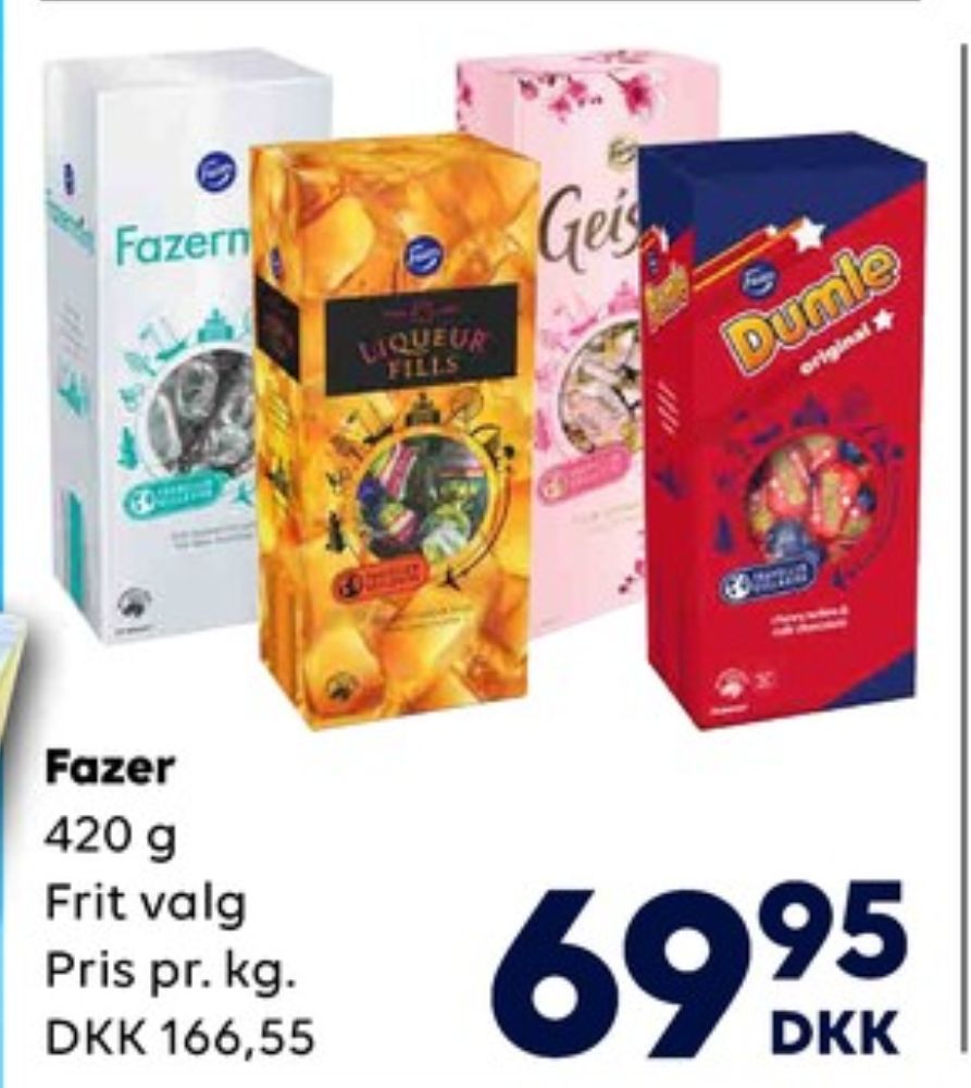 Fazer Fazermint, Dessertchokolade