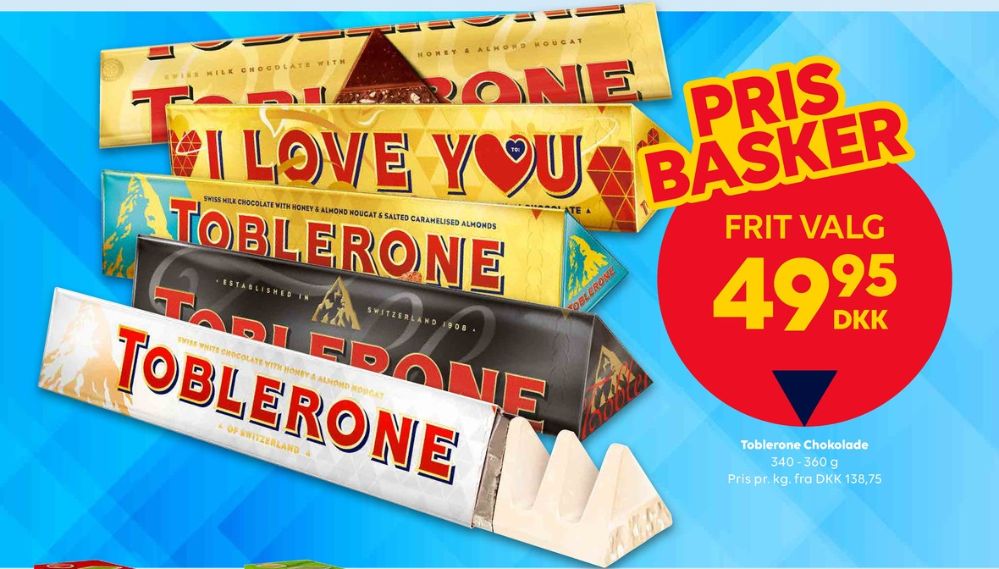 Toblerone, Chokolade I Love You