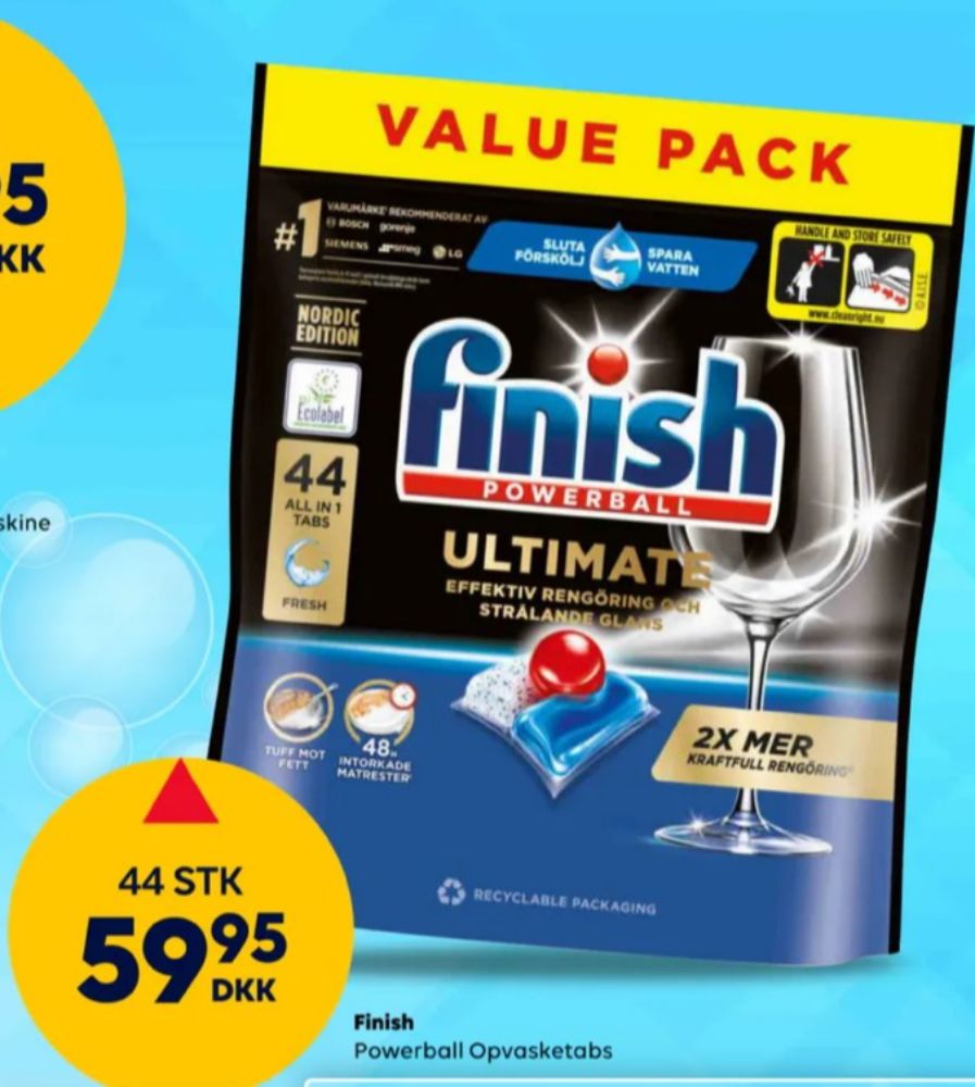 Finish, Maskinopvask-tabs
