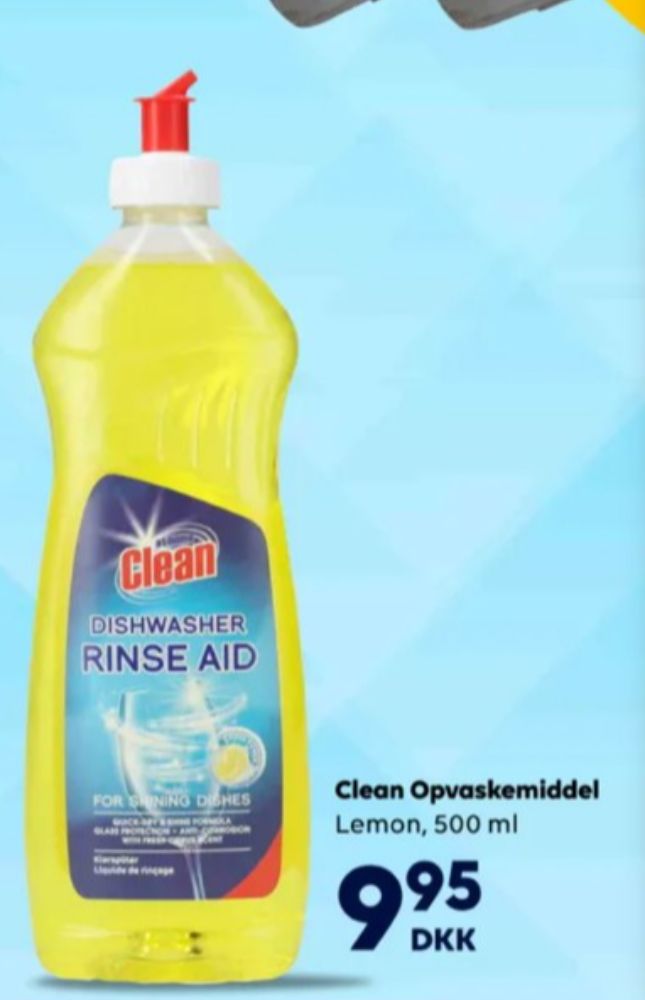 Clean Action, Opvaskemiddel