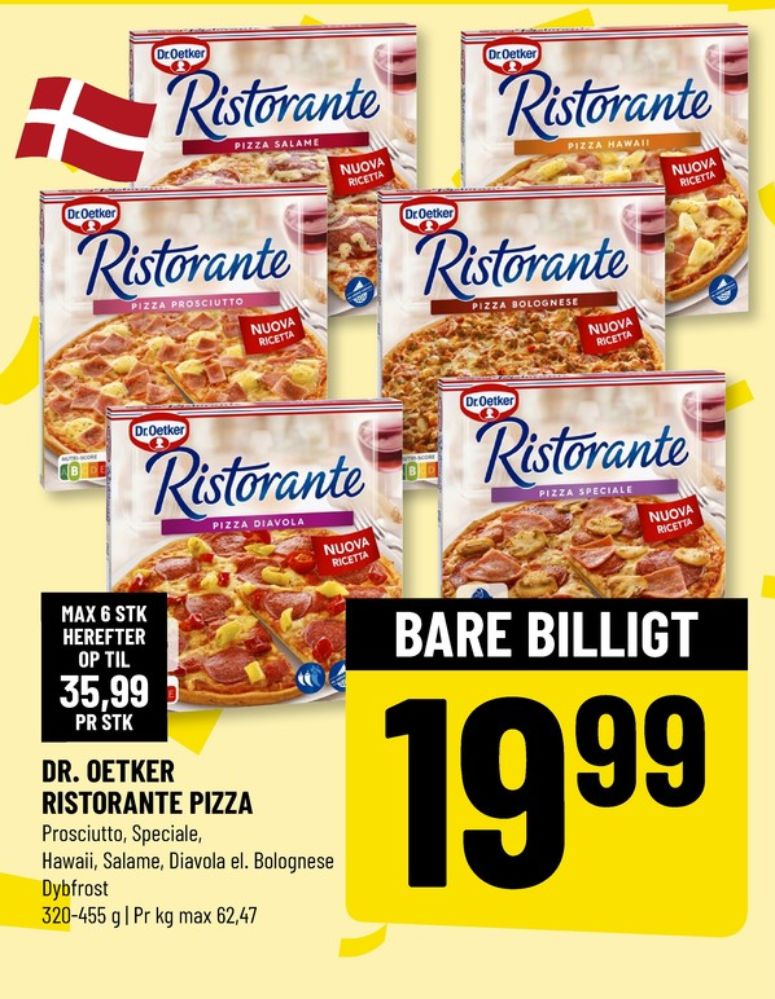 Ristorante, Pizza Speciale