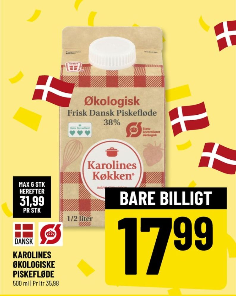 Karolines, Piskefløde 38%