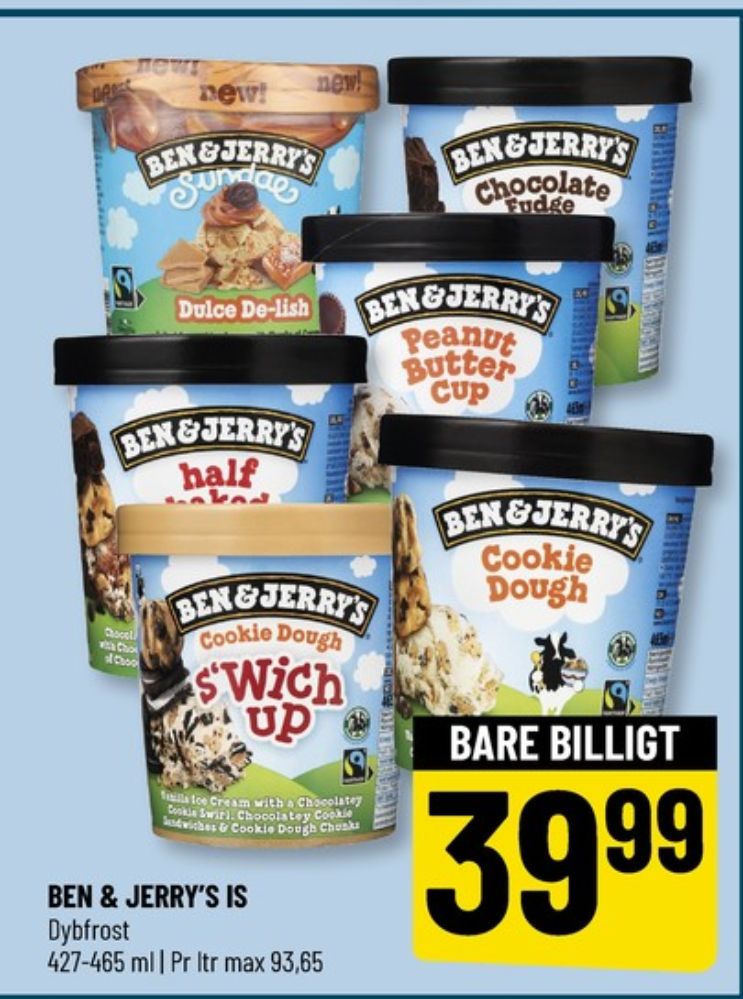 Frisko Ben & Jerry's, Sundae Dulce De-Lish is