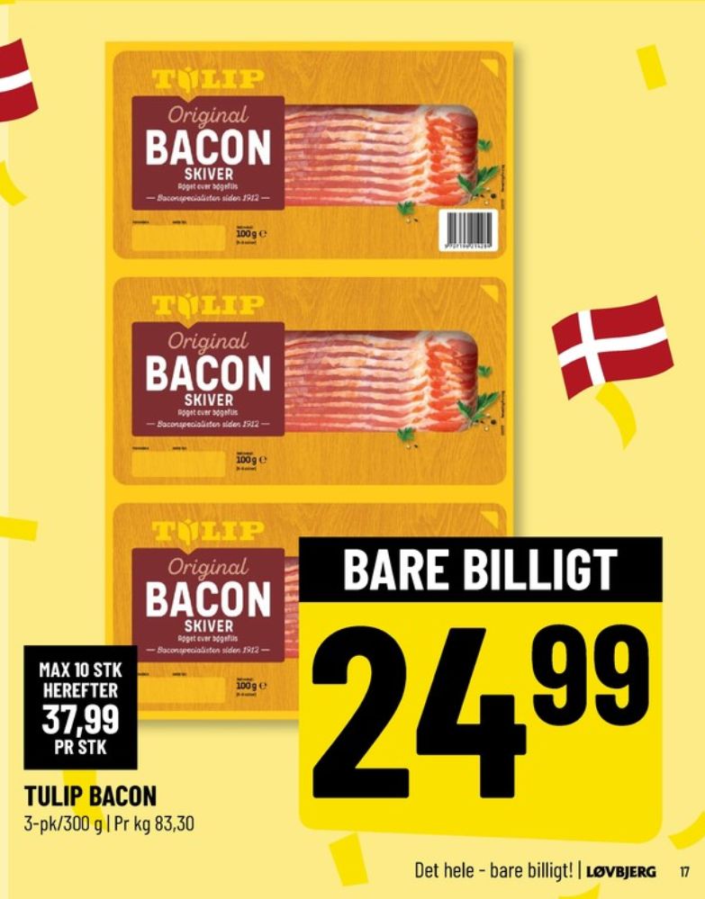 Tulip, Baconskiver
