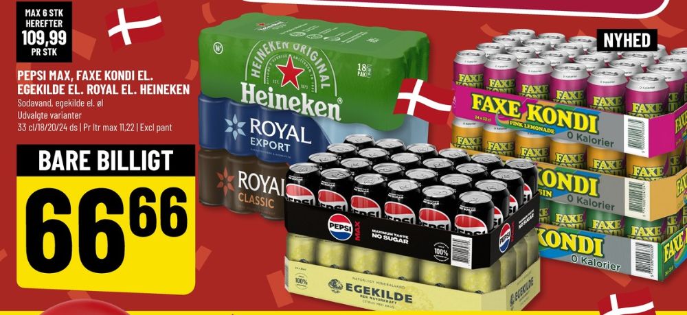 Faxe Kondi 0 Kalorier, Sportssodavand 24 pk.