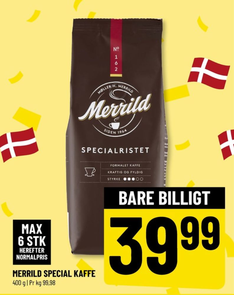 Merrild Specialristet, Kaffe Formalet
