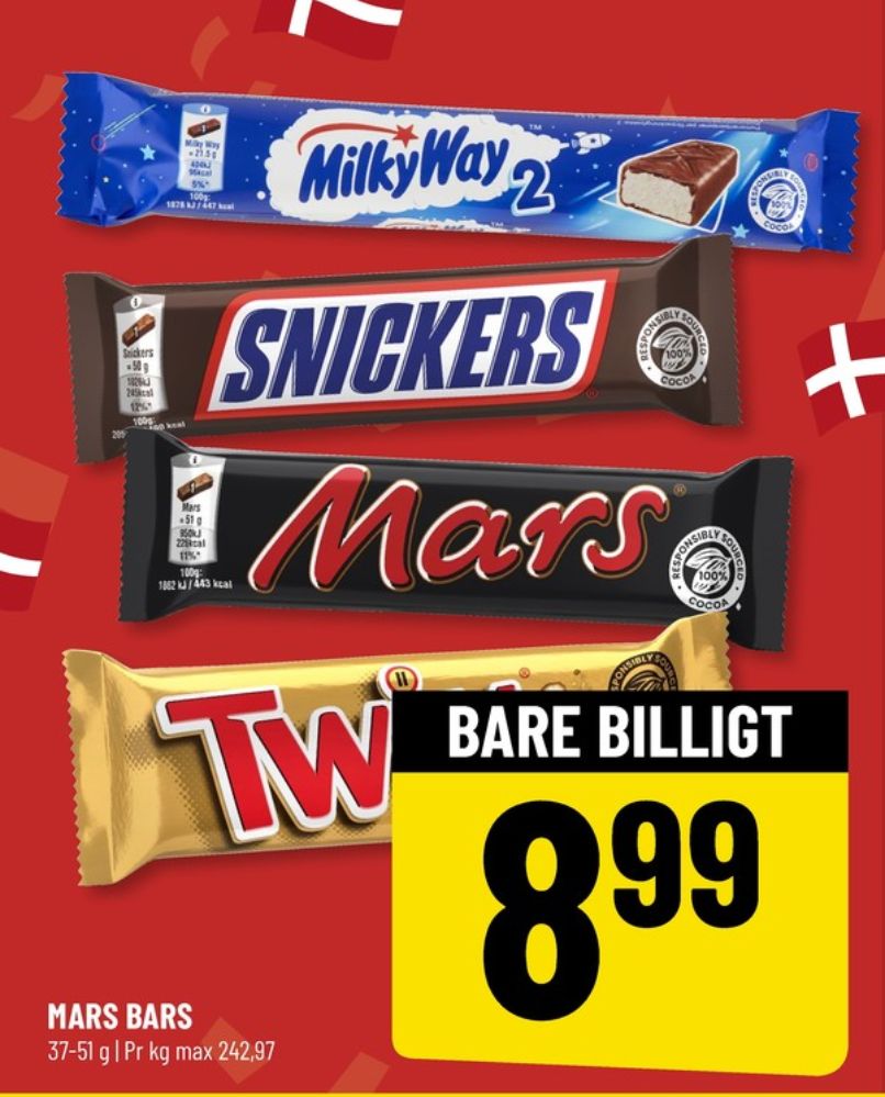 Mars, Chokoladebar
