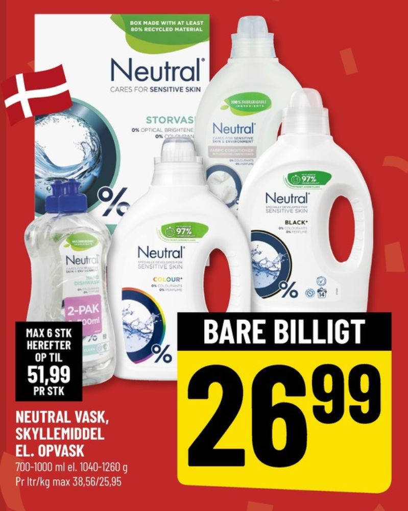 Neutral, Opvaskemiddel