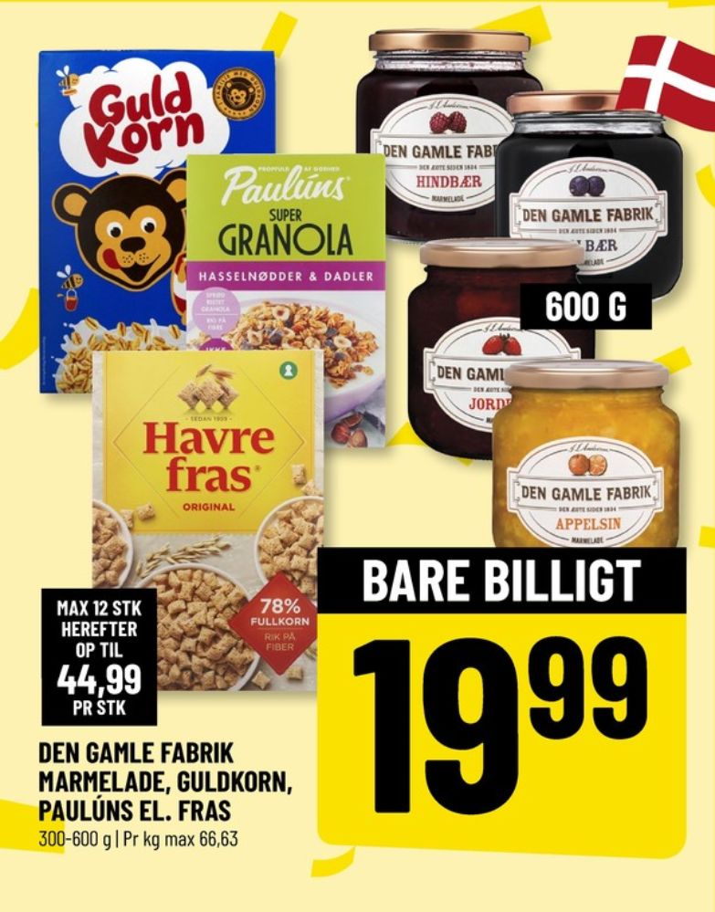 Den Gamle Fabrik, Hindbærmarmelade