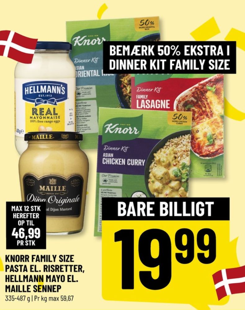 Knorr Dinner Kitt, Asian Chicken Curry