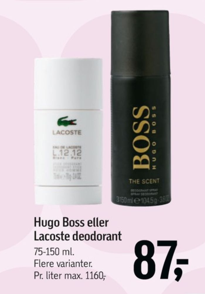 Hugo Boss, Deospray
