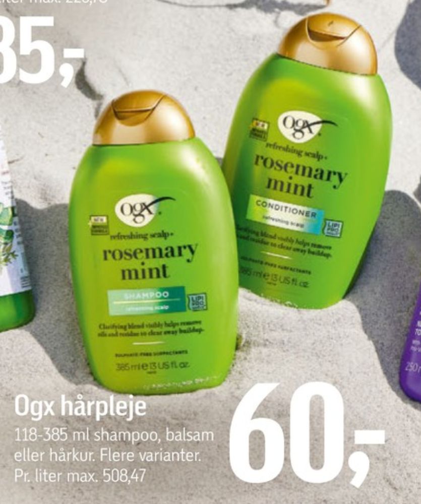 OGX, Balsam
