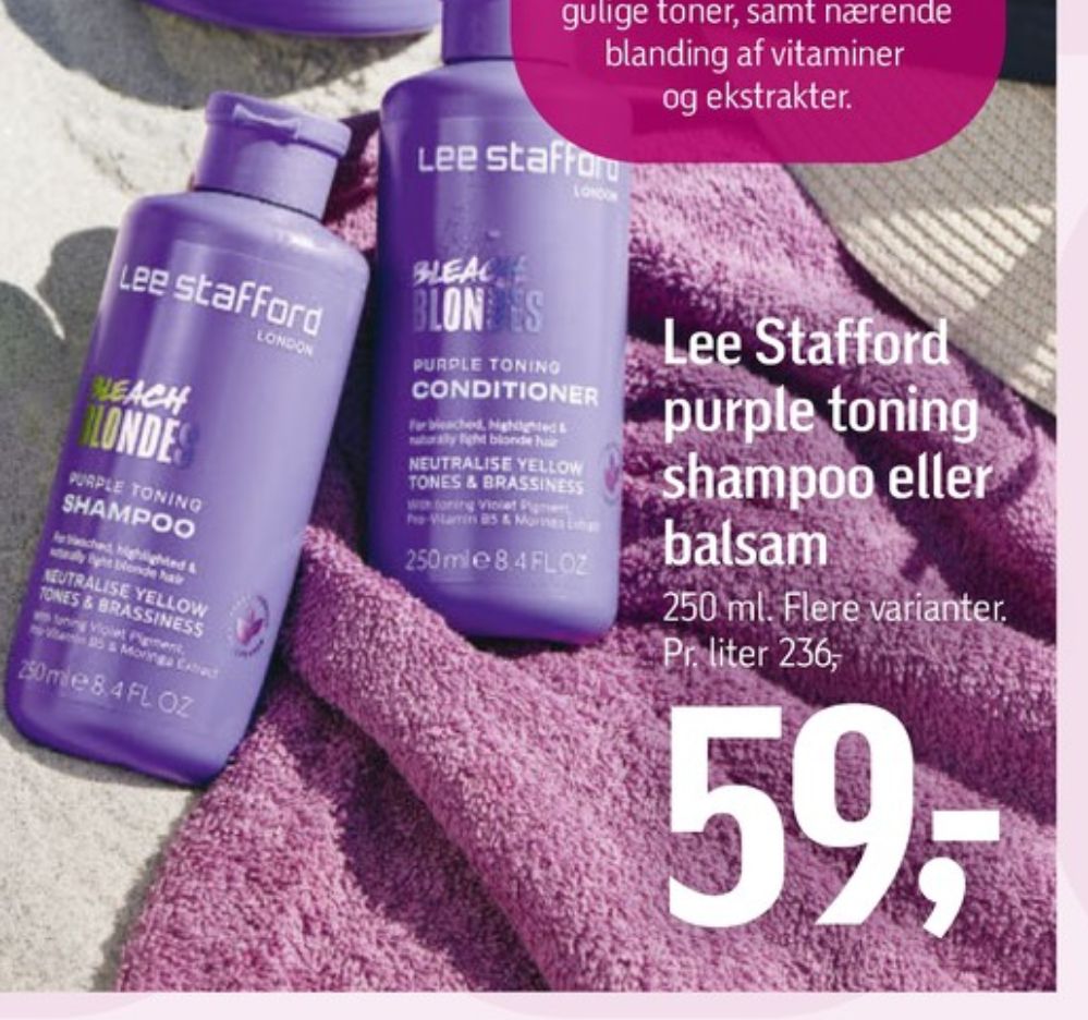 Lee Stafford, Shampoo