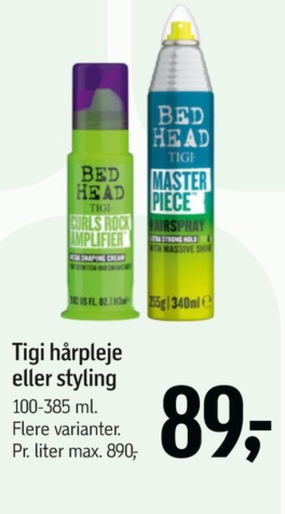 Bed Head, Styling