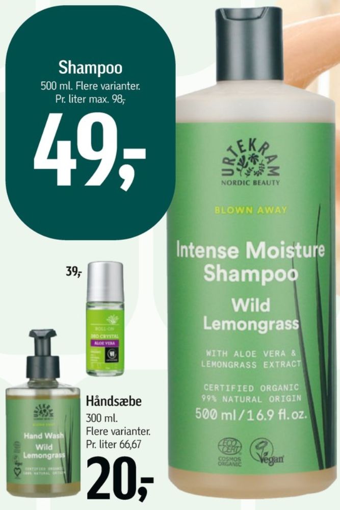 Urtekram, Shampoo