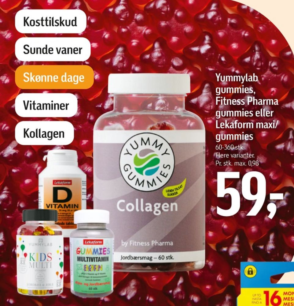 Lekaform, Vitaminer