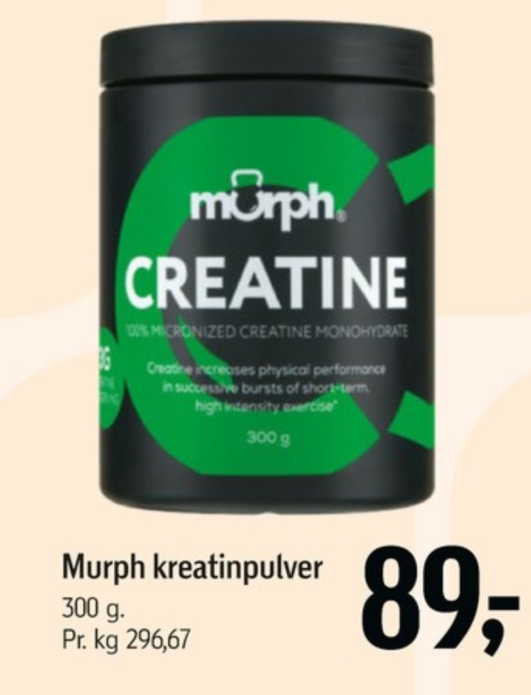Murph, Træningstilskud