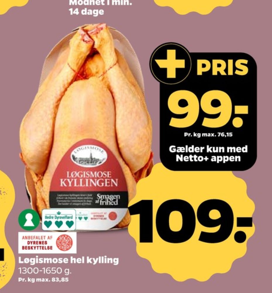 Løgismose, Kylling