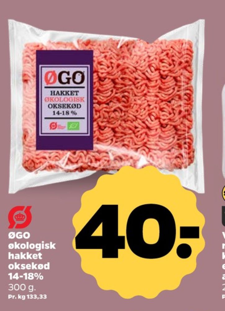 FRILAND Økologi, Hakket oksekød