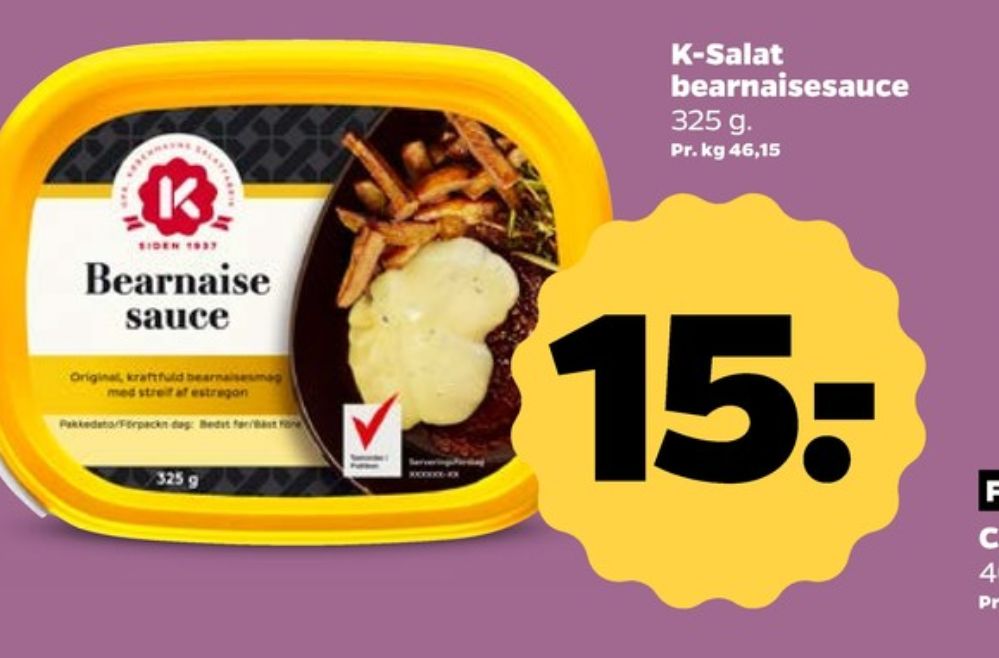 K-salat, Bearnaisesauce