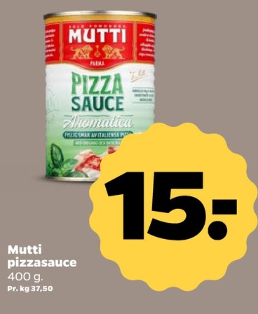 Mutti, Pizzasauce Aromatica