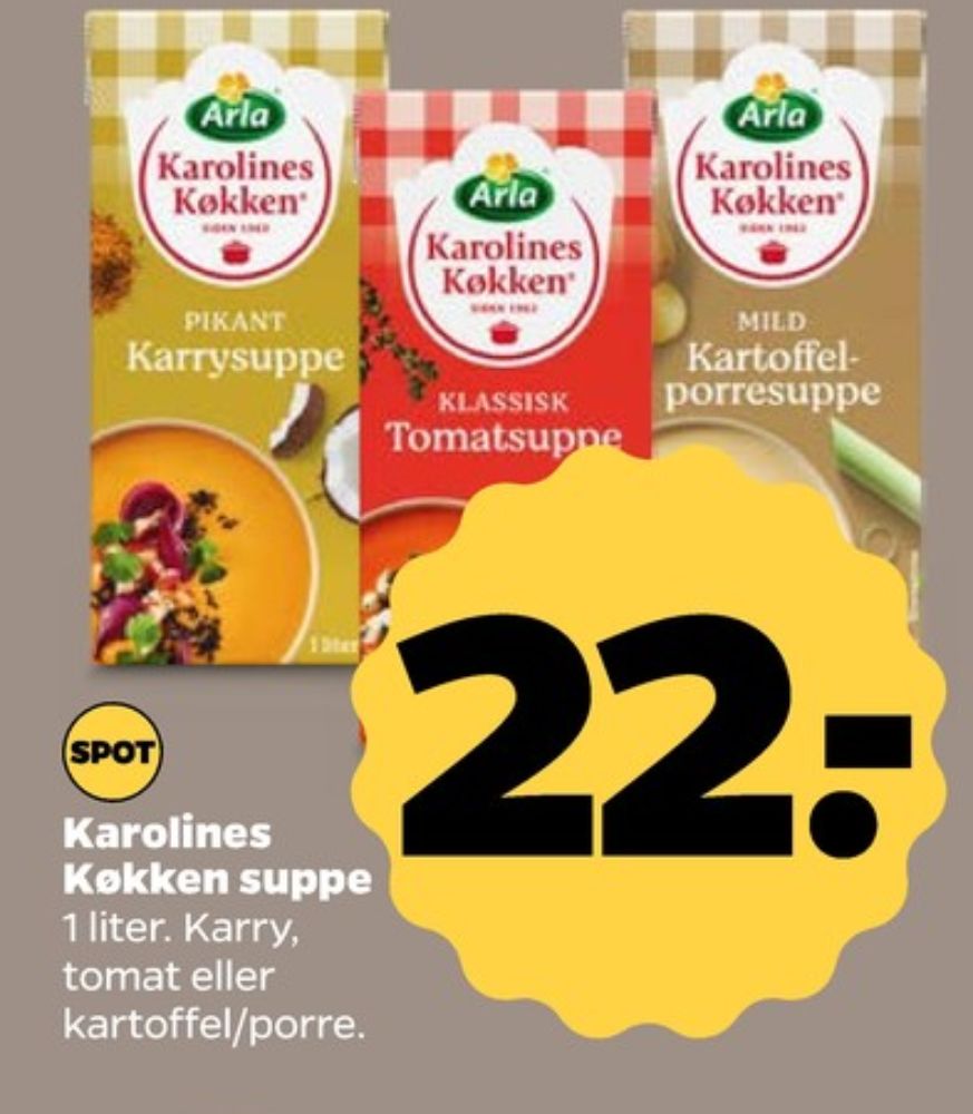 Karolines, Kartoffel-Porresuppe