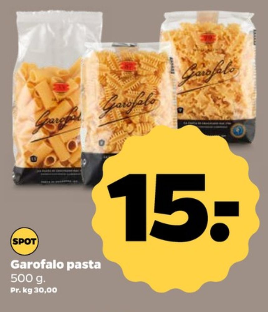 Garofalo, Pasta