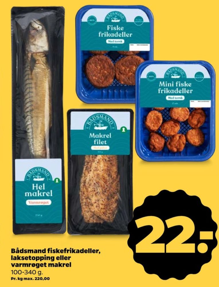 Bådsmand, Fiskefrikadeller