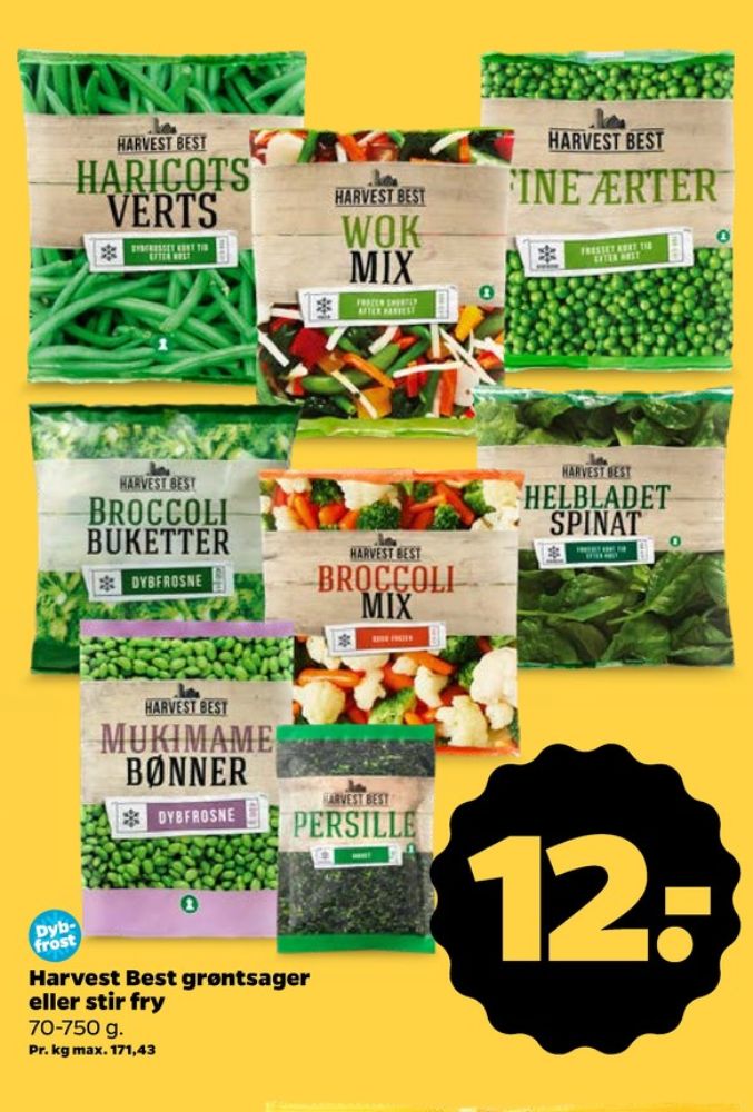 Harvest Best, Helbladet Spinat