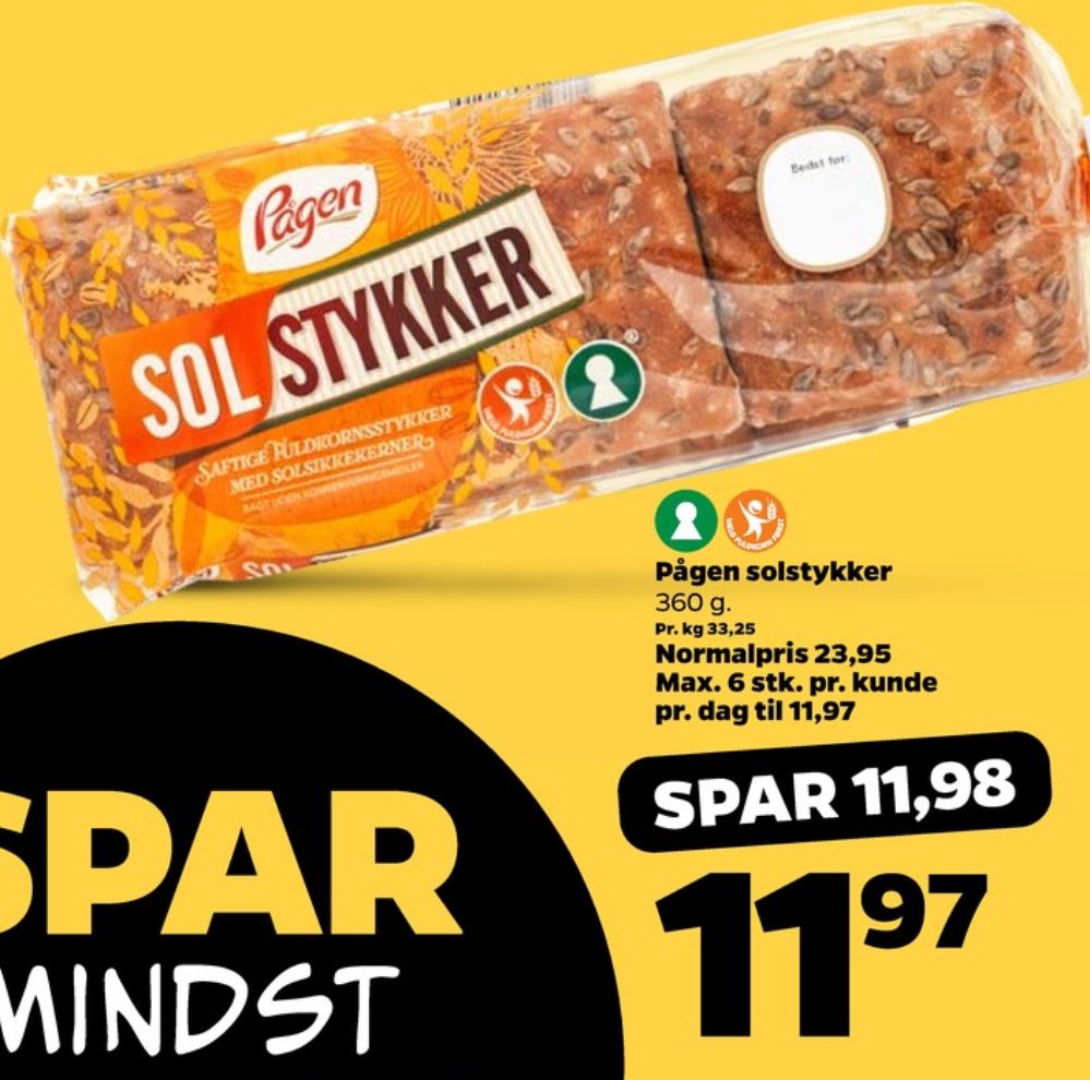Pågen Solstykker, Boller