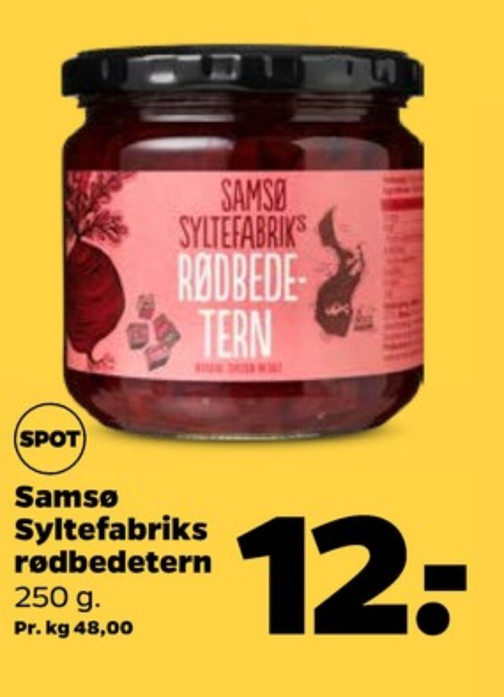 Samsø Syltefabrik, Rødbeder-syltet